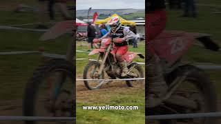 Bernardini Samuele setting off on Acerbis Cross Test Sunday Afternoon GP Enduro Of Wales [upl. by Ybbil]