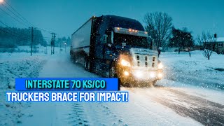 TRUCKERS BEWARE Colorado and Kansas Hit with MASSIVE Snow Storm [upl. by Izmar]