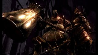 Dark Souls Prepare To Die Edition NG2  Boss Fight Ornstein and Smough [upl. by Goraud]