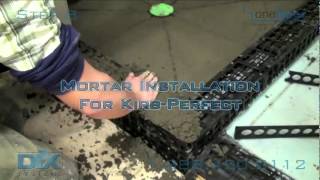 How To Install Shower Pan Dix Step 8 Mortar for Kirb Perfect [upl. by Secilu]