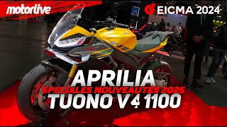 Aprilia Tuono V4 1100 2025  EICMA [upl. by Hovey466]