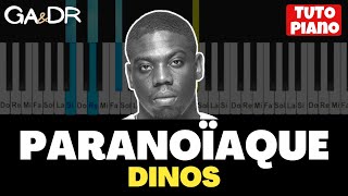 Dinos ParanoÃ¯aque  Piano Cover Tutorial Karaoke [upl. by Aroc]