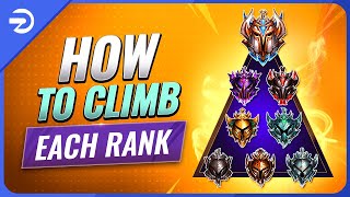 HOW TO CLIMB EACH RANK amp ESCAPE YOUR ELO  League of Legends Season 13 [upl. by Beckerman]