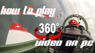 how to play 360 video in your PC Laptop [upl. by Joycelin]