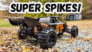 Testing Out Super Spikes On The Losi DBXLE20 [upl. by Enidan808]