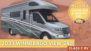 New 2023 Winnebago View 24D Class C RV Walkthrough  Diesel RV w 1 Slideout amp Murphy Bed [upl. by Ayram425]