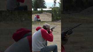 Remington 870 super mag 12 gauge slug shorts remington targetshooting [upl. by Ahsekal]