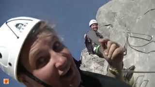 Sensation verticale Via ferrata de Rouanne Ancelle 05 avec Alexis Oct15 [upl. by Odawa366]