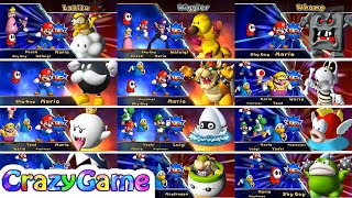 Mario Party 9 Complete All Boss Battles [upl. by Kliment]