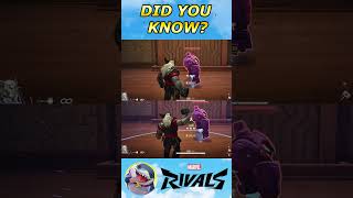 marvel rivals did you know marvel marvelrivals marvelrivalsgameplay [upl. by Imar742]