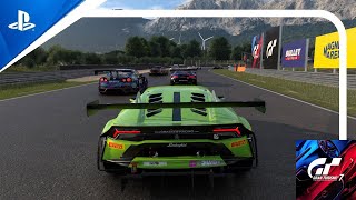 Gran Turismo 7  Daily Race  Sardegna  Road Track  C Reverse  Lamborghini Huracan GT3 [upl. by Yelsnia]