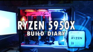 PC Build Guide  Ryzen 9 5950x RTX 3080 Noctua NHD15  Phanteks P500A [upl. by Eiahpets]