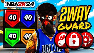 THIS 66 2WAY POINT GUARD BUILD IS THE BEST BUILD IN NBA 2K24 DEMIGOD 2WAY BUILD BEST BUILD 2K24 [upl. by Ellehsad]