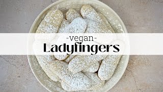 Vegan Ladyfingers [upl. by Shriner]