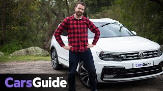 Volkswagen Tiguan 162TSI RLine 2017 review  road test video [upl. by Kennith]