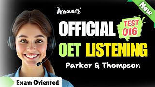 OET LISTENING TEST 14092024 oet oetexam oetnursing oetlisteningtest [upl. by Artemus435]