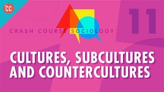 Cultures Subcultures and Countercultures Crash Course Sociology 11 [upl. by Eirehc]