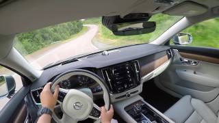 Driving the AllNew Volvo V90 T5 on the Torslanda Demo Track Göthenburg Sweden [upl. by Haily]