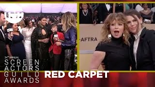 Orange is the New Black Cast Red Carpet Interview  24th Annual SAG Awards  TNT [upl. by Binni]