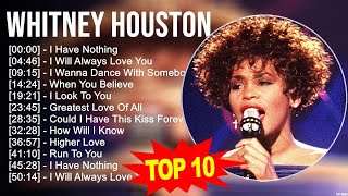 Whitney Houston 2024 MIX  Top 10 Best Songs  Greatest Hits  Full Album [upl. by Chas]