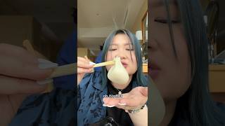 cooking 7eleven soup dumplings in hotel in Japan shorte mukbang dumplings [upl. by Stucker]