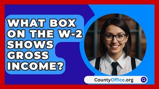 What Box on the W2 Shows Gross Income  CountyOfficeorg [upl. by Popper]