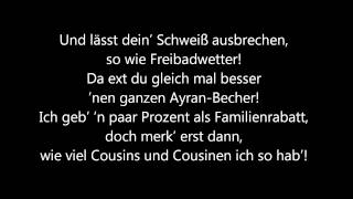 Kollegah  Der Dönermann Lyrics HQ [upl. by Atinuhs]