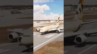 INCREDIBLE Airbus A320 Etihad Airways Landing at San Antonio Airport aviation [upl. by Garold]