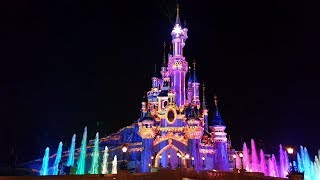 Disneyland Paris  Disney Illuminations amp If You Can Dream zone Infinity [upl. by Amandie]