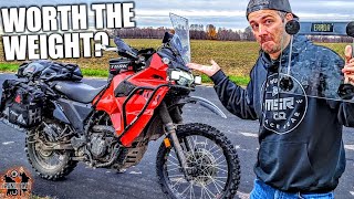 How Much Does an ADV Ready Gen3 KLR 650 Really Weigh  Full Mod List [upl. by Owades]