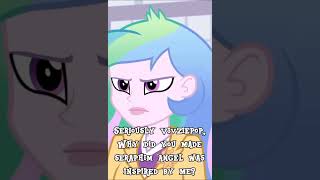 Princess Celestia reacts Sera from Hazbin Hotel MyLittlePony HazbinHotel Memes Funny [upl. by Shear]