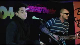 Adam Lambert  Better Than I Know Myself acoustic [upl. by O'Shee]