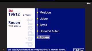 Annonce SNCF TER Rouen [upl. by Lirva]