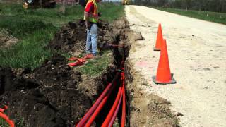 Central Cable Contractors Innerduct Plowing [upl. by Adas]