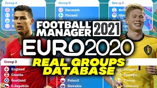 Real EURO 2020 Football Manager DatabaseSave Game [upl. by Erlin810]