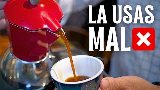 CAFETERA ITALIANA los ERRORES que cometes al usarla RESUELTOS  Guía para hacer el Mejor CAFÉ [upl. by Toy282]