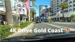 Gold Coast City Drive  Broadbeach to Surfers Paradise to Paradise Point 4K [upl. by Geithner]