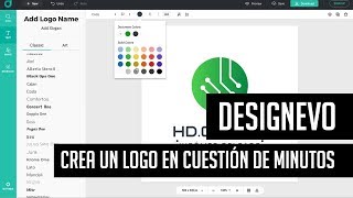 DesignEvo Crea un logo en cuestión de minutos [upl. by Noby]