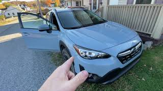 How to change Subaru Crosstrek cabin air filter [upl. by Agnola824]