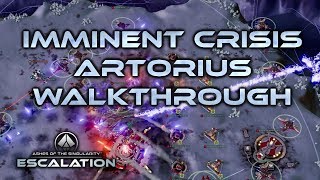 Ashes of the Singularity Escalation Artorius walkthrough Imminent Crisis campaign [upl. by Nythsa72]