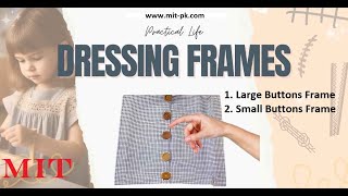 Montessori EPL Dressing Frame Large and Small Buttons [upl. by Arhoz]