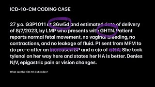 MEDICAL CODING FOR BEGINNERS  ICD10CM CODING CASES FOR CPC EXAM PRACTICE [upl. by Kwarteng940]