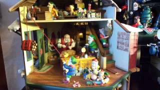 Enesco Santas Workshop Music Box [upl. by Nicol]