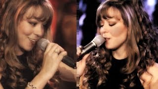 Mariah Carey  Undubbed VS Dubbed quotJoy To The Worldquot Live at St John The Divine 1994 [upl. by Soalokin353]