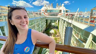 Boarding Allure of the Seas Royal Caribbean Cruise Vlog [upl. by Paulina836]