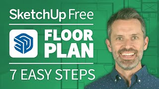 How To Create a Floor Plan with SketchUp Free 7 EASY Steps [upl. by Ennaeirrac]