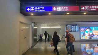 Taiwan Taipei Taoyuan International Airport Arrival Process [upl. by Leirbag]