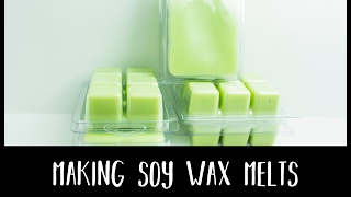 How to make Soy Wax Melts  Easy for Beginners Fast [upl. by Ahtenak776]