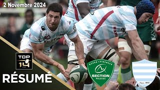 TOP 14  Résumé partie complète Section Paloise vs Racing 92 J9  Saison 20242025 [upl. by Acinonrev172]