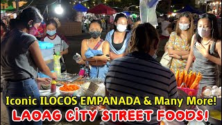 Ilocos Norte Street Food Tour at the LAOAG CITY NIGHT MARKET  Wide Variety of Pinoy Street Foods [upl. by Aliled]